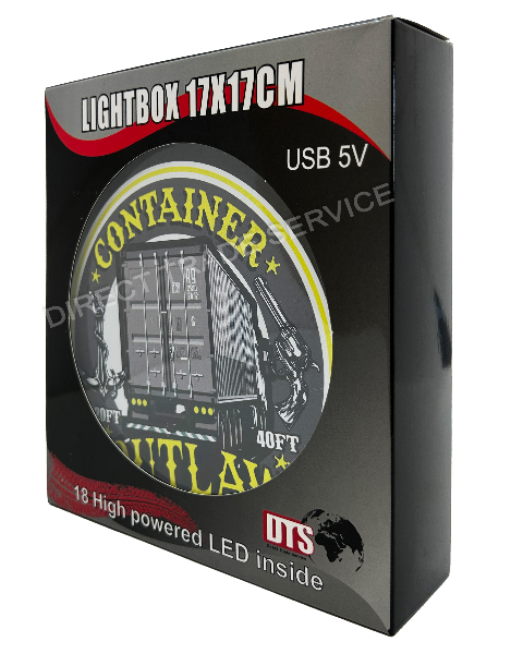 Lightbox Deluxe Container Yellow USB plug 5 volt