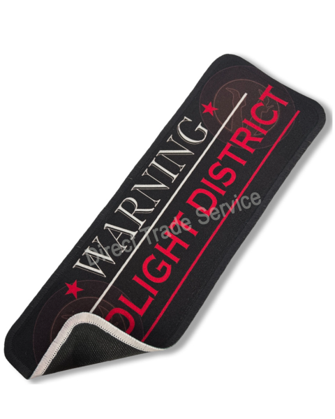 Dashboardmat Red light black