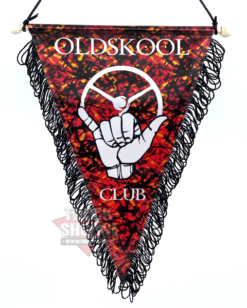 Pennant Oldskool Club Pluche Red