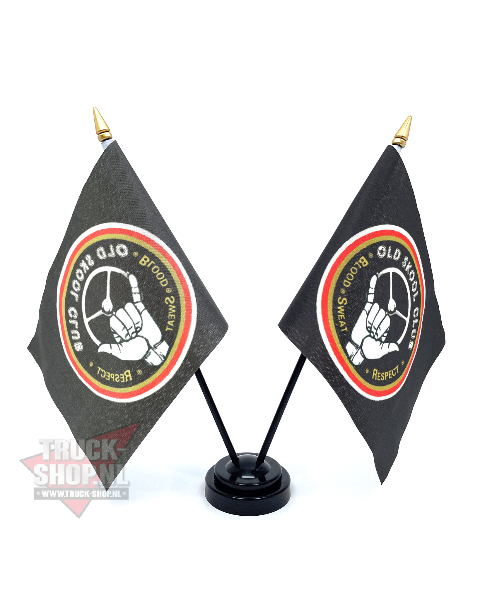 Table Flag Set Oldskool Club