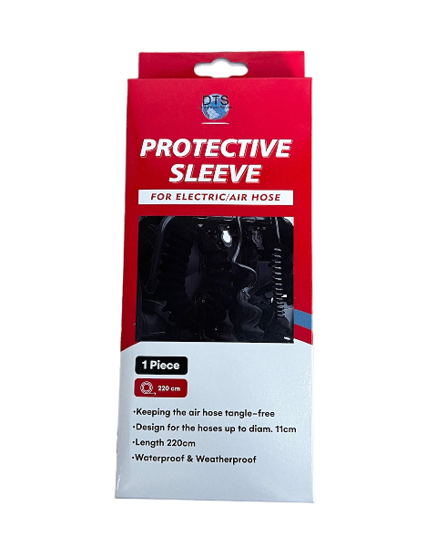 Air hose protective sleeve Black