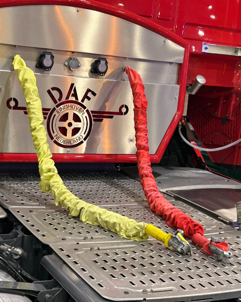 Air hose protective sleeve Black