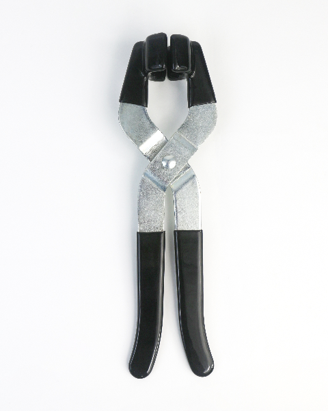 Wheel nut cap remover pliers