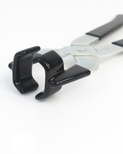 Wheel nut cap remover pliers