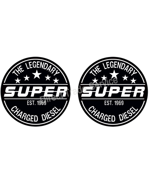 Door step sticker set Super black