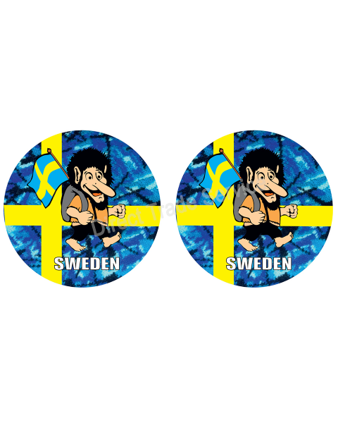 Door Step Sticker Set Troll Sweden Pluche