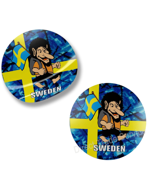 Door Step Sticker Set Troll Sweden Pluche