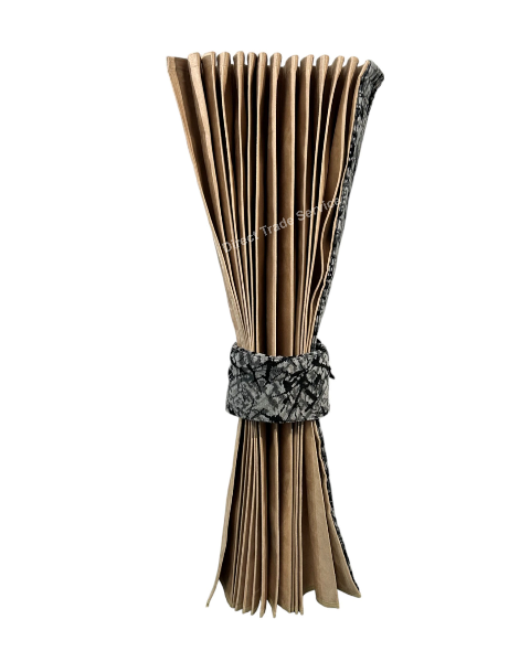 Side curtainset Beige with Danish pluche grey