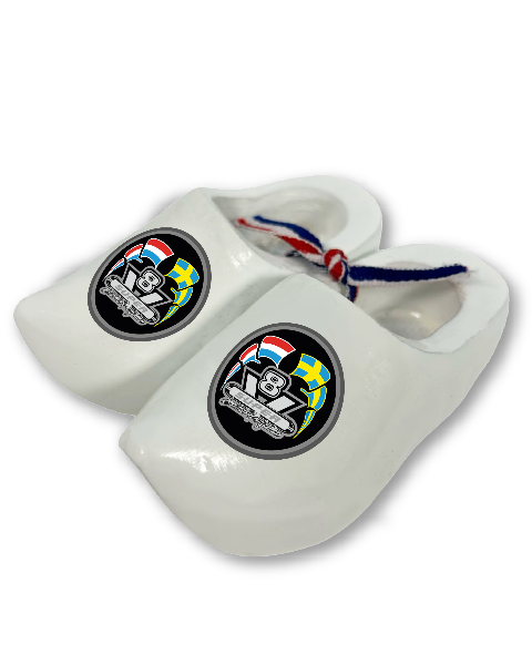 Mini Wooden Clogs White - Swedish Perfection