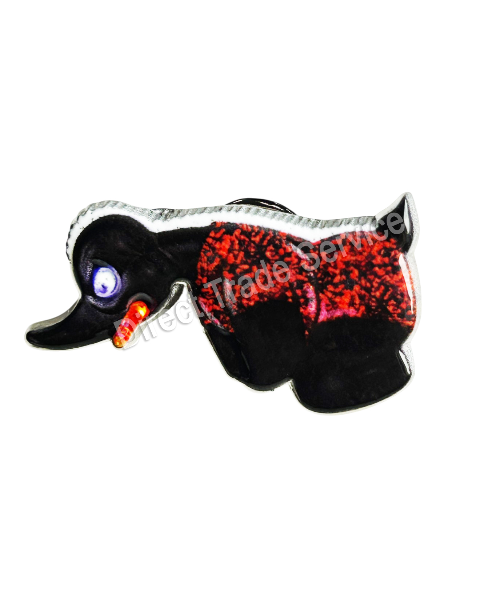 Pin Angry Duck Red Pluche