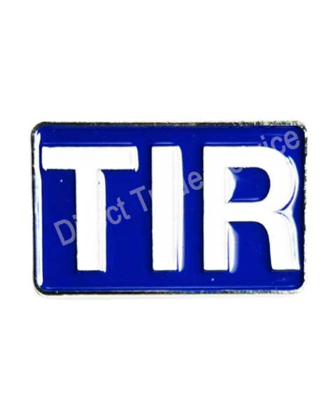 Pin Tir Sign Blue
