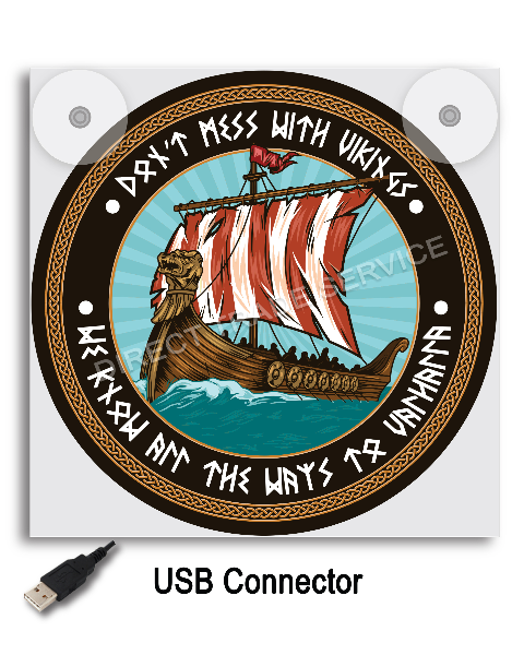 Lightbox deluxe Viking Ship with USB