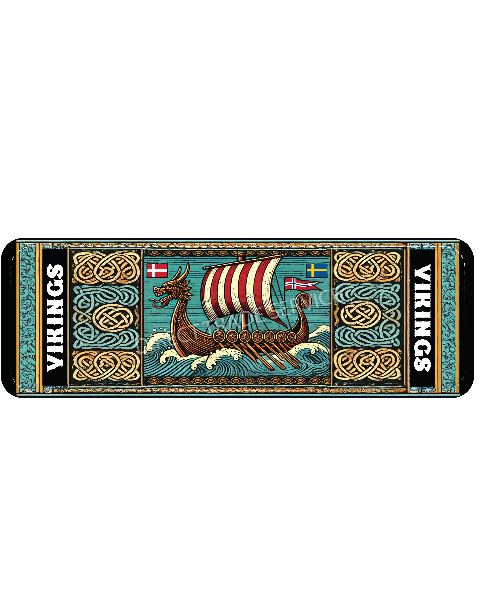 Dashboardmat Viking Ship ornament