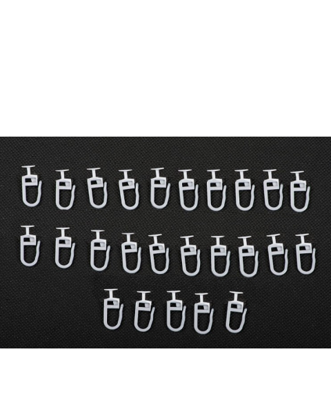 Runners with hooks for truck curtains (scania R)