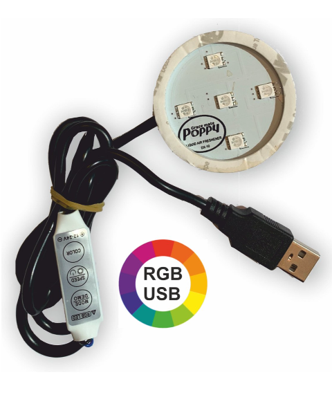 Poppy Grace Mate LED light RGB USB 5 VOLT