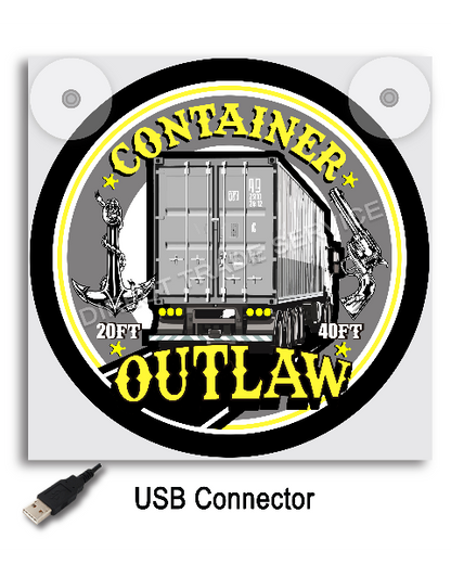 Lightbox Deluxe Container Yellow USB plug 5 volt