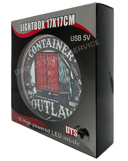 Lightbox Deluxe Container Red USB plug 5 volt