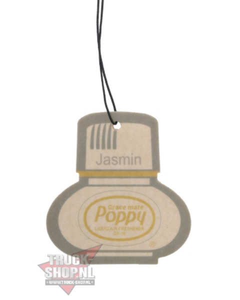 Poppy Grace Mate Classic Cardboard Car Airfreshener | JASMIN