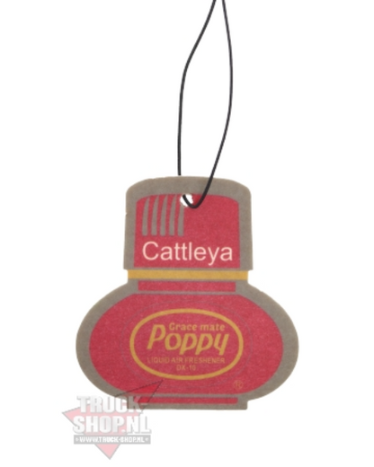 Poppy Grace Mate Classic Cardboard Car Airfreshener | CATTLEYA