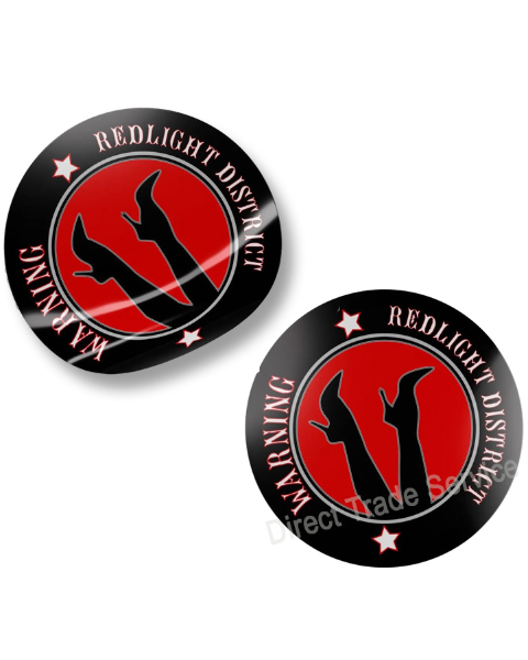 Door step sticker set Red Light District