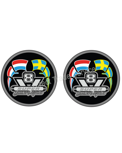 Door step sticker set v8 Swedish perfection