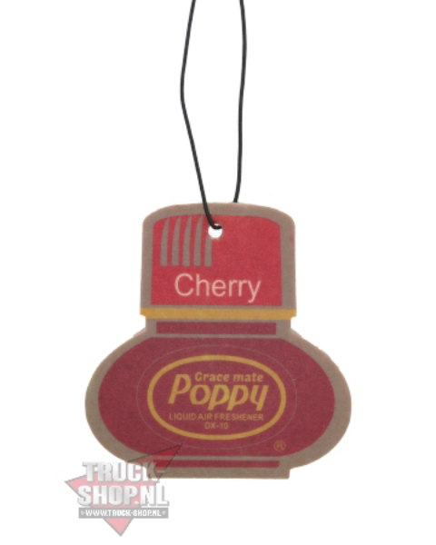 Poppy Grace Mate Classic Cardboard Car Airfreshener | CHERRY