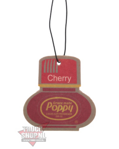 Poppy Grace Mate Classic Cardboard Car Airfreshener | CHERRY