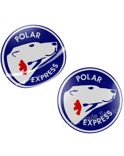 Door step sticker set Polar expess Bear