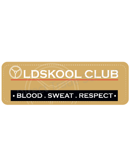 Dashboardmat Old skool club gold