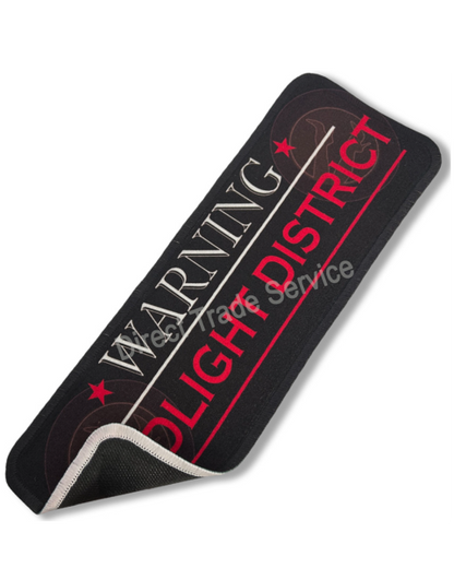 Dashboardmat Red light black