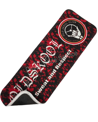 Dashboardmat Old skool club pluche RED