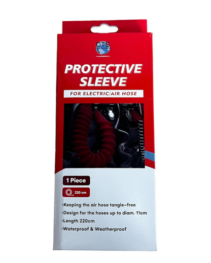 Air hose protective sleeve Red