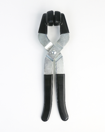 Wheel nut cap remover pliers