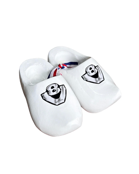 Mini Wooden Clogs V8 White
