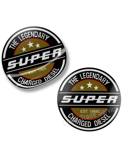 Door step sticker set Legendary Diesel Gold