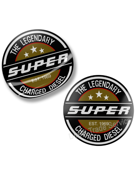 Door step sticker set Legendary Diesel Gold