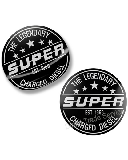 Door step sticker set Super black