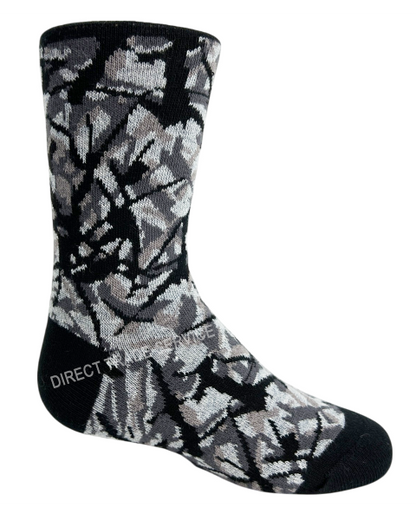 Danish pluche socks Grey size 43-46