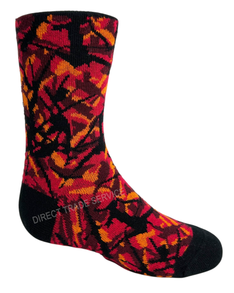 Danish pluche socks Red size 43-46