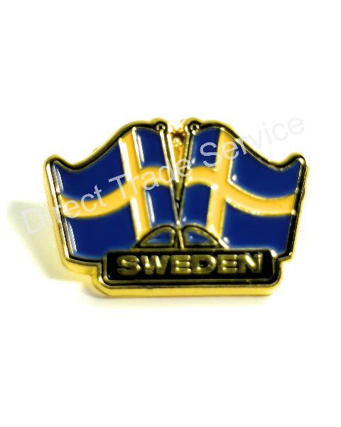 Pin Sweden Flags