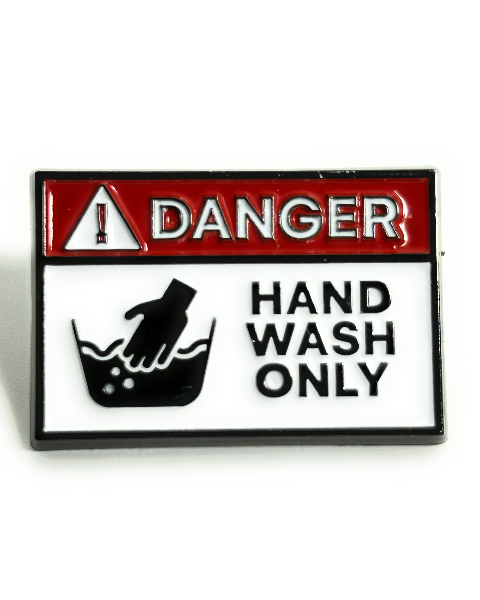 Pin Hand Wash Only