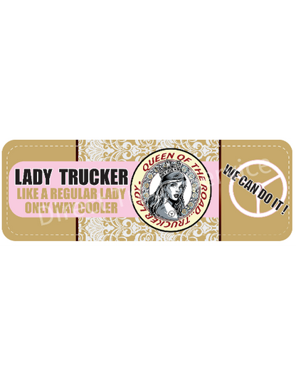 Dashboardmat Queen of the road Beige