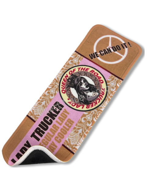 Dashboardmat Queen of the road Beige