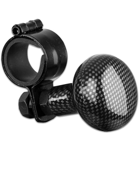 Wheel handle knob Carbon look