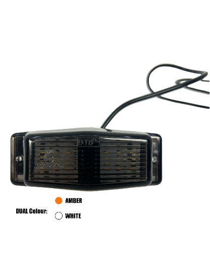 LED Double Burner White Smokey DUAL Colour