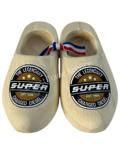 Mini Wooden Clogs Legendary Diesel Super Gold Edition