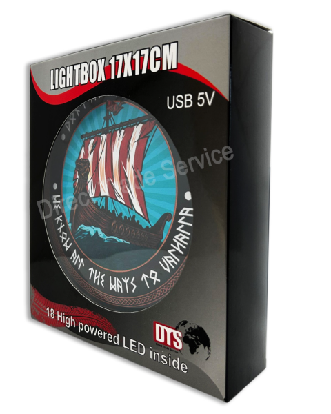 Lightbox deluxe Viking Ship with USB