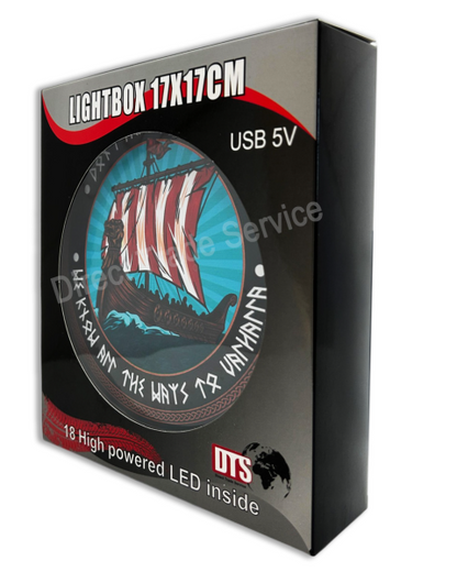 Lightbox deluxe Viking Ship with USB