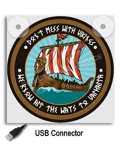Lightbox deluxe Viking Ship with USB