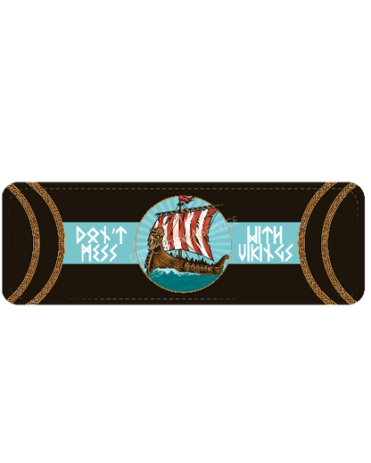 Dashboardmat Viking Ship black